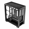 PC korpus MODECOM Volcano Stellar NF ATX miditorn, karastatud klaas, must, toetab ATX/micro ATX, GPU kuni 420mm, CPU jahuti 175mm