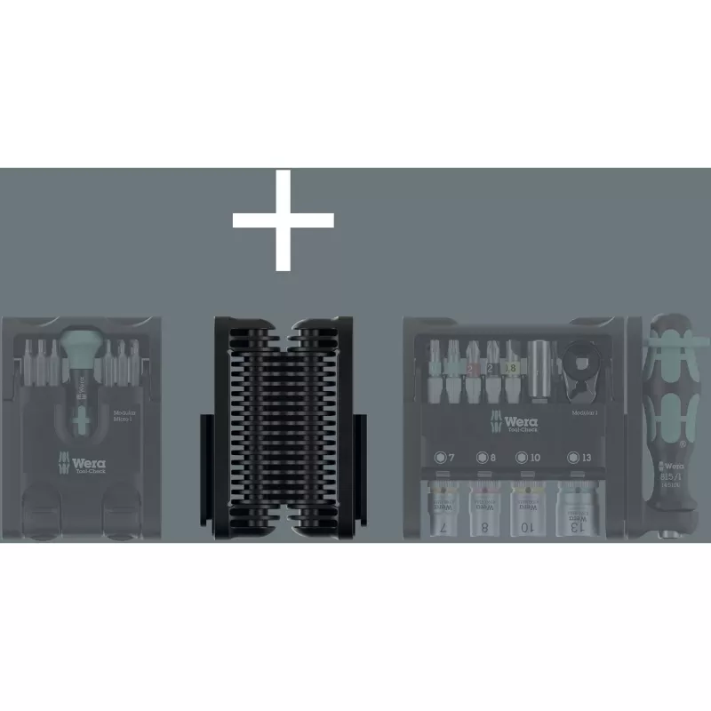 Kruvikeeramisotsakute komplekt Wera Tool-Check Modular SB6 7.5×91.0×22.0, moodulhoidla ja otsakuvalik