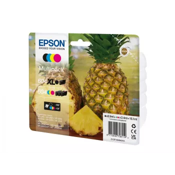 Epson 604XL tindikassett 4 tk Originaal Kõrg (XL) tootlikkusega Must, Tsüaan, magenta, Kollane