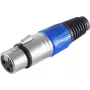 XLR-pistik ShiverPeaks BS55022-B — 3-kontaktiline emane, sinine korpus