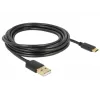 USB-kaabel DeLOCK 85209 USB 2.0 3 m USB A USB C Must