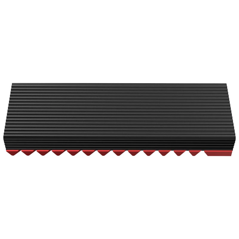 Jahutusradiaator Jonsbo M.2-3 RED Must Punane 24,4mm 73mm 9,6mm