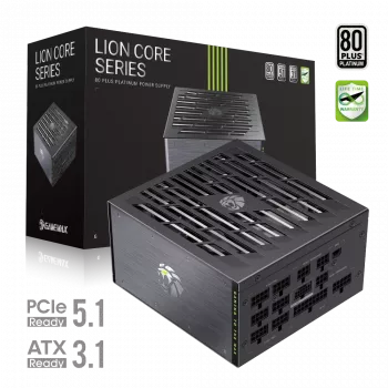 Gamemax toiteplokk, 80 PLUS, Platinum | LION CORE 1200P | 1200 W