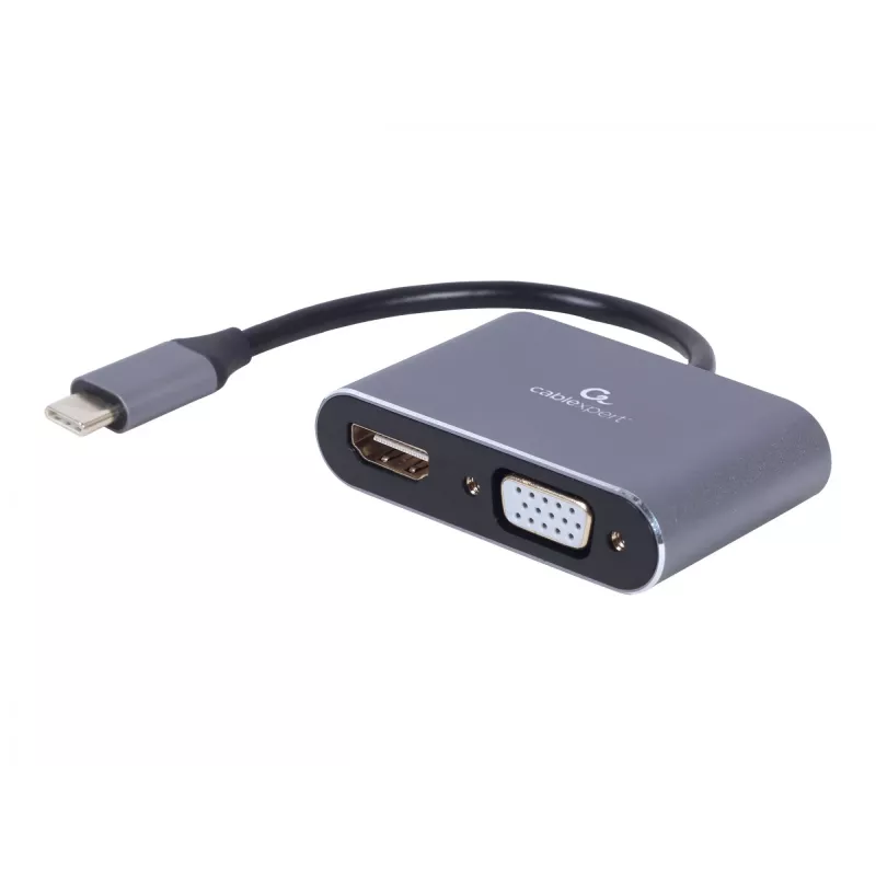 Cablexpert A-USB3C-HDMIVGA-01 USB-graafikaadapter hall