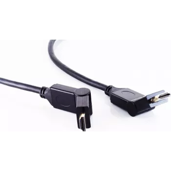 Monitorikaabel ShiverPeaks 2 x HDMI Type A pistik nurga all 0,5 m