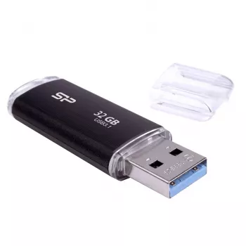 Silicon Power Blaze B02 USB-mälupulk 32 GB USB Type-A 3.2 Gen 1 (3.1 Gen 1) Must