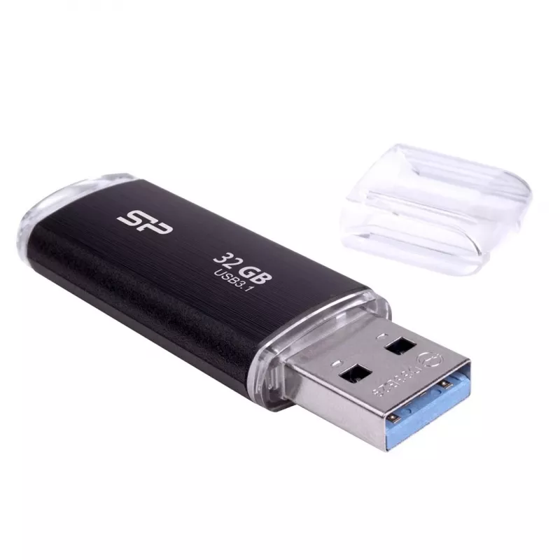 Silicon Power Blaze B02 USB-mälupulk 32 GB USB Type-A 3.2 Gen 1 (3.1 Gen 1) Must
