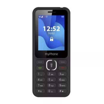 Mobiiltelefon MYPHONE myPhone 6320, 2,4-tolline ekraan, Dual SIM, 1000 mAh, Bluetooth, FM-raadio, Must