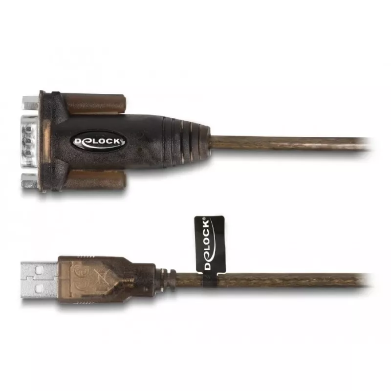 DeLOCK adapter USB 2.0 Type-A RS-232 seerialiidesele D-Sub 9 pin isane 1.5 m