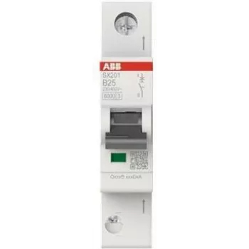 ABB kaitselüliti SX201-B25 Flexline B-karakteristikuga 6 kA 25 A 1P (2CDS251003R0255)