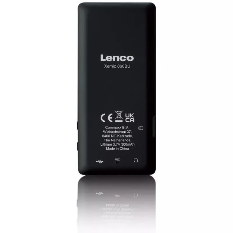 MP3-mängija Lenco Xemio-860BU 8 GB must sinine LCD 18 h taasesitus