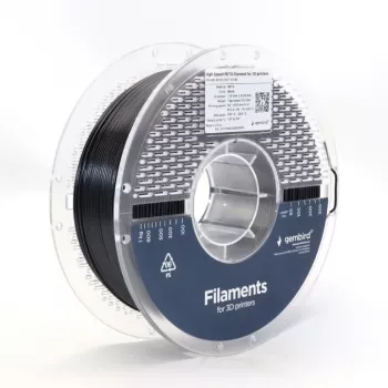 3D-printimise filament Gembird PETG 1,75 mm Must 1 kg