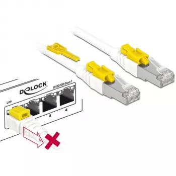 Võrgukaabel DeLOCK 85335 RJ-45 Cat6a 5m Valge