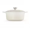 Le Creuset Signature Roaster round 26cm meringue (21177267164430)