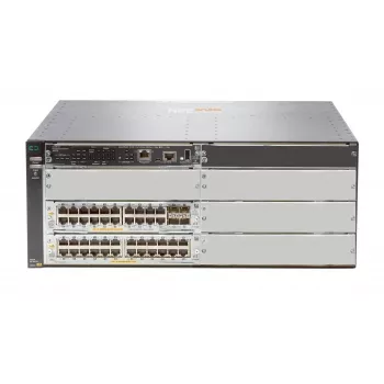 Hallatav L3 lüliti HP HPE 5406R 44GT PoE+ ja 4×SFP+ (toiteplokita) — 44×Gigabit RJ-45, 4×10Gb SFP+, PoE+, 960 Gbit/s, 4U