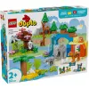 Mänguasjakomplekt LEGO DUPLO Town Wild Animal Families 3-in-1 10446 — 92 osa, alates 2. eluaastast, 200×220×340 mm