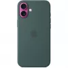 Apple iPhone 16 Plus silikoonkate MagSafe'iga - järve roheline