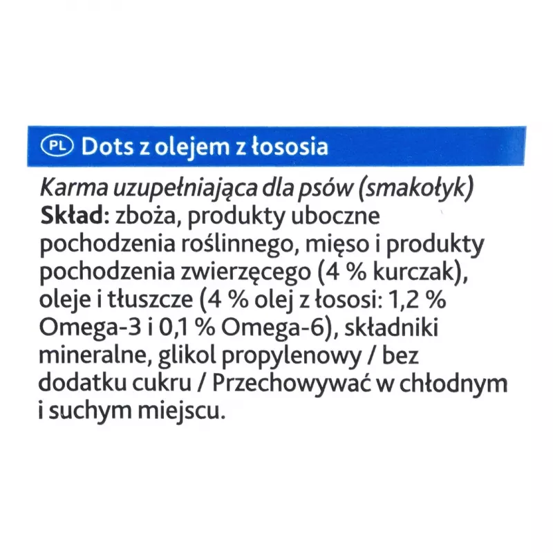 Koerte treeningmaiused Trixie Junior Dots 140 g — pehmed lõhemaitselised snäkid kutsikatele