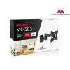 Seinakinnitus MACLEAN MC-503A S ekraanidele 23 tolli kuni 42 tolli, kallutatav ±20°, VESA 75×75–200×200, 30 kg, hõbedane