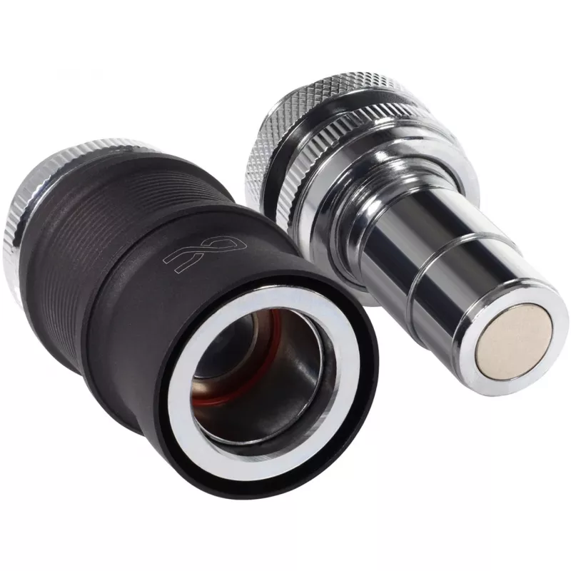 Alphacool Quick Disconnect Set BLH1A IG-IG with Schott fitting – kiirvabastusliitmike paar G½/G1/4 keermetele