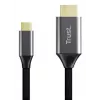 USB-C–HDMI-kaabel TRUST CALYX 25630, 4K (3840×2160), 2 m, must, isane–isane