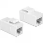 Keystone-moodul DeLOCK 86379 Nurgeldatud Valge RJ-45