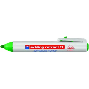 Püsimarker Edding Retract 11 Roheline 10