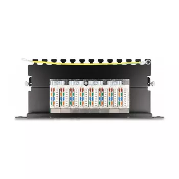 DeLOCK Patch Panel 10 tolli 8 porti Cat.6A 0,5U must
