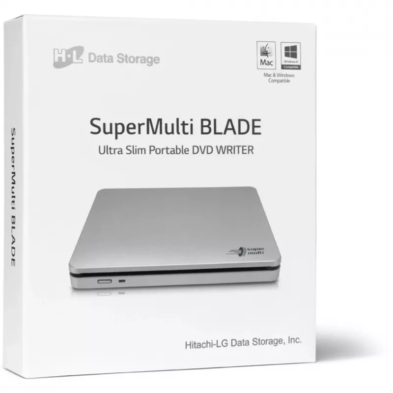 GP70NS50 SLIM, väline DVD-kirjutaja (hõbedane, väline, USB 2.0, 5,25)