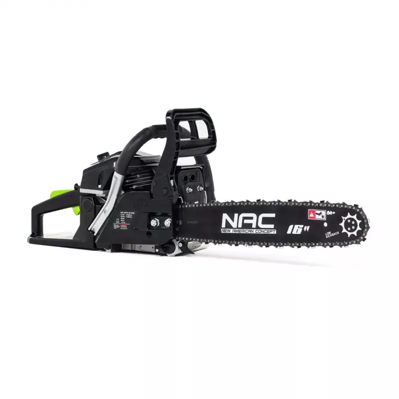 Bensiinimootorsaag NAC CST45-40-02AC, 45 cm³, 1,9 kW (maks 2,4 kW), 40 cm latt, 66 lüli, 1,5 mm kett