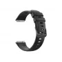 Silikoonrihm FIXED Huawei Band 8/9/10 — Must, vahetatav nahasõbralik rihm