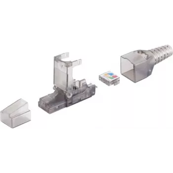 Võrgupistik ShiverPeaks 08-51002 Cat 6A tööriistavaba RJ45 UTP, keystone/patch-paneeli pistik
