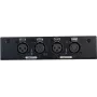 DMX jaotur EUROLITE DMX Split 2 3/5-Pin — 1 sisend 2 väljundisse, toetab 3- ja 5-kontaktilist DMX-i