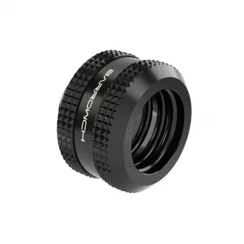 Barrow kõvatoru liitmik 14mm G1/4 tolline nurgaliitmik — must (FBYKN-T14 V1 b)