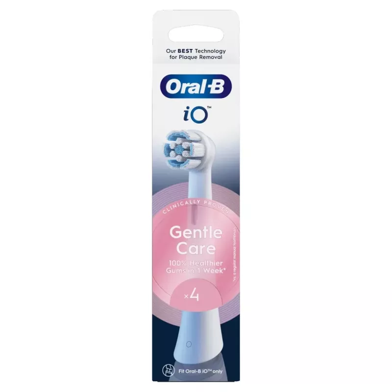 iO GentleCare White 4-pakk harjapead
