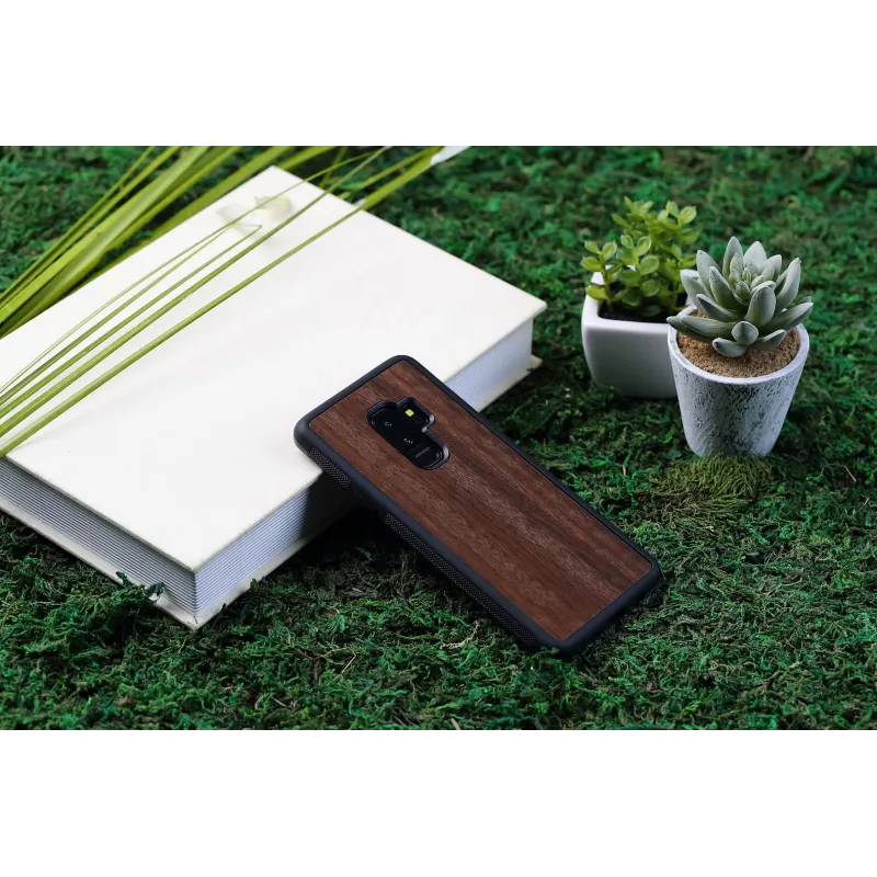 Nutitelefoni ümbris man and wood Samsung Galaxy S9 Plus, koaala mustriga, must