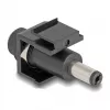 DeLOCK Keystone'i moodul DC 5,5 x 2,1 mm emane isasele must