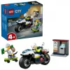 LEGO City politseimootorratta tagaajamise komplekt 60455 — 65 tükki, 2 minifiguuri, vanusele 4+