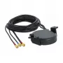 Antenn DeLOCK LTE MIMO GNSS 3 x SMA-pistik RG-174 3 m välistingimustesse must