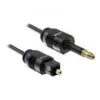 Toslink audio kaabel DeLOCK 82876 2m Mini-TOSLINK Must