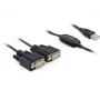 Jadakaabel DeLOCK 2x RS232/USB 2.0 Must 61886