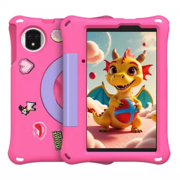 Tahvelarvuti UleFone Tab A9 Pro Kids — 4 GB muutmälu, 128 GB salvestusruumi, LTE, roosa