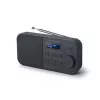 Muse M-109DB kaasaskantav raadio, DAB+/FM PLL, LCD-ekraan, äratuskell, patareid/võrk, must
