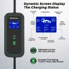 Qoltec mobiilne elektriauto laadija reguleeritav 2in1 Type2 | 7kW | 230V | CEE 3-pistik | Wi-Fi | LCD | kaasaskantav | seinakarp | 5m