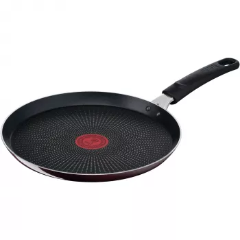 Pannkoogipann Tefal Resist Intense D52210 Ümmargune 25 cm Must Punane