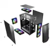 Arvuti korpus Xilence Performance C XILENT BLADE X512.RGB Midi Tower Must