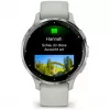 Garmin Venu 3S 3.05 cm (1.2) AMOLED 41 mm Digital 390 x 390 pikslit Puutetundlik ekraan Hall, Hõbedane Wi-Fi GPS (satelliit)