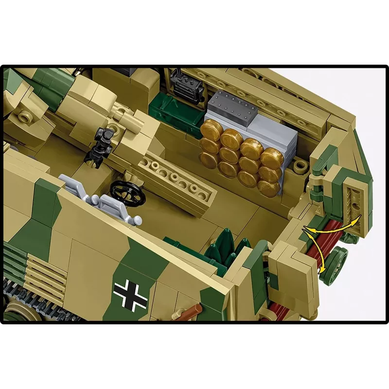 Ehituskomplekt Cobi Panzehaubitze Hummel 1118 osa mudelikomplekt