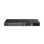Hallatav kommutaator RUIJIE RG-ES228GS-P — 26x Gigabit RJ-45, 24x PoE porti, 370W PoE eelarve, 2x SFP, metallist riiulipaigaldus