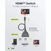 Goobay | 4K@30Hz HDMI-lüliti 3-1 | 58487 | Must | HDMI-emane | 3 HDMI-emast | 0.58 m